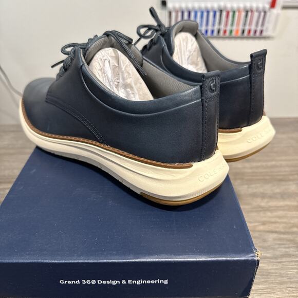 Cole Haan Men's Grand Remix Oxford Dress Shoe Navy Size 10 - Picture 6 of 10